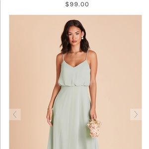 Sage green Birdy Grey Bridesmaid. No alterations